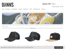 Tablet Screenshot of djinns-shop.eu